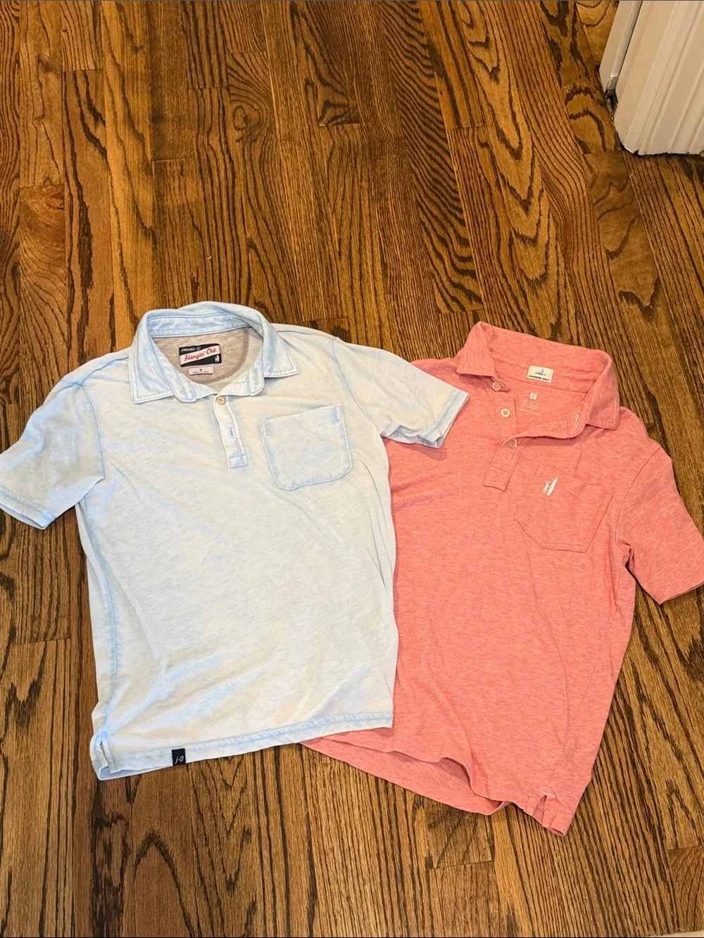 Boys Johnnie-o size 8 heathered polo shirts set of two